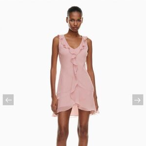 Aritzia Wilfred Women’s Hera Dress in Clouded Pink